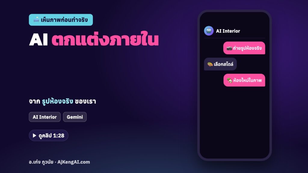 ปกบทความ: AI ตกแต่งภายใน