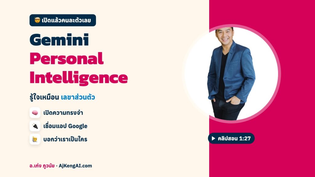 ปกบทความ: Gemini Personal Intelligence